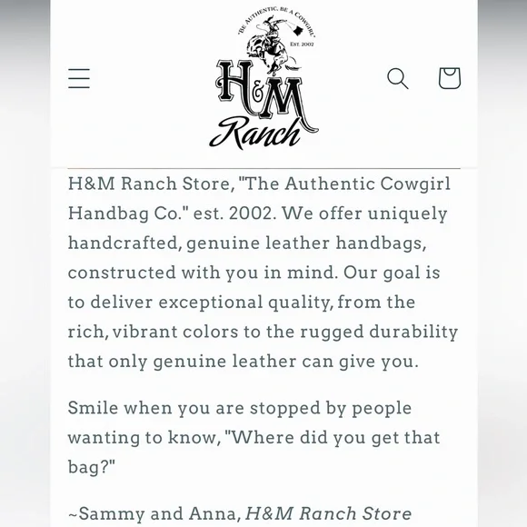 Handcrafted Leather Western Bag with Wool Inlay - Picture 10 of 10